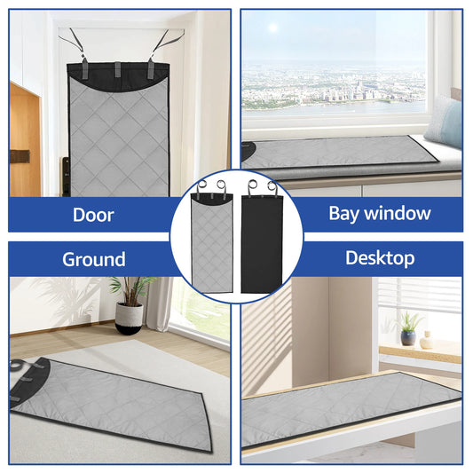 Over The Door Ironing Board Vertical Clothes Steamer Pad Heat Resistant Clothing Care Pad for Handheld Steamer 45.27×18.89 inch