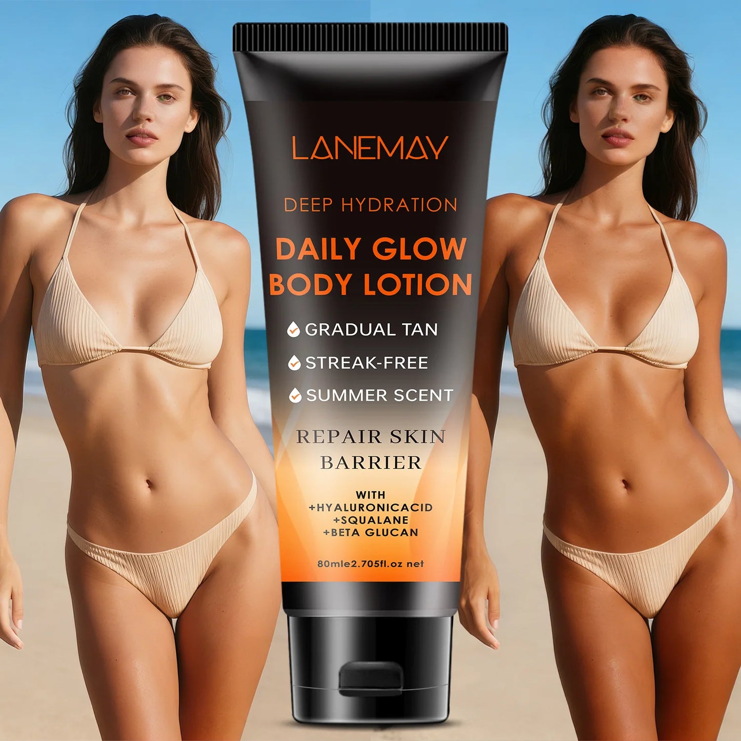 80Ml Lift skin shine gradual change tanning body lotion seamless natural bronze moisturizer Skincare