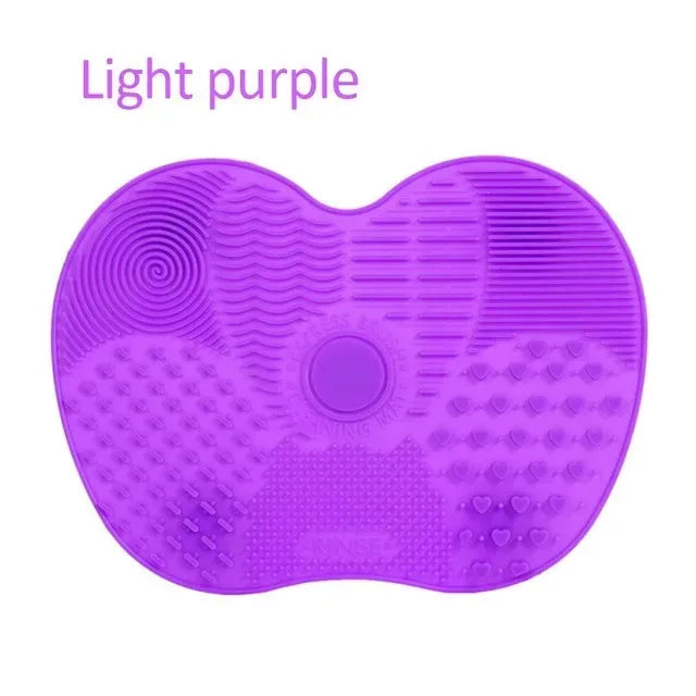 1-3pcs Silicone Brush Cleaner Cosmetic Make Up Washing Brush Gel Cleaning Mat Foundation Makeup Brush Cleaner Pad Scrubbe Board