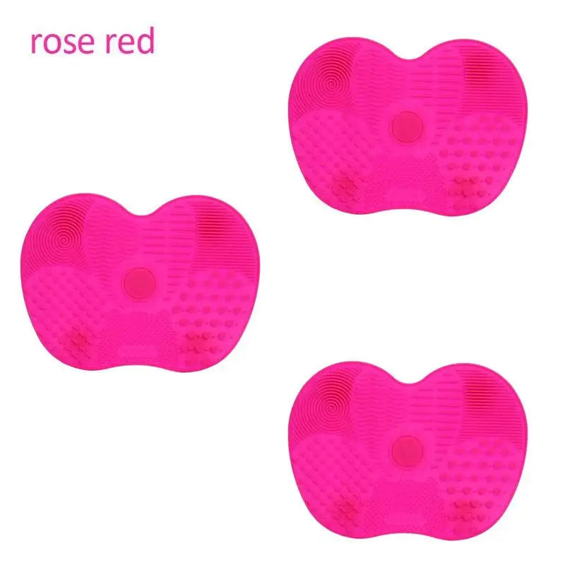 1-3pcs Silicone Brush Cleaner Cosmetic Make Up Washing Brush Gel Cleaning Mat Foundation Makeup Brush Cleaner Pad Scrubbe Board