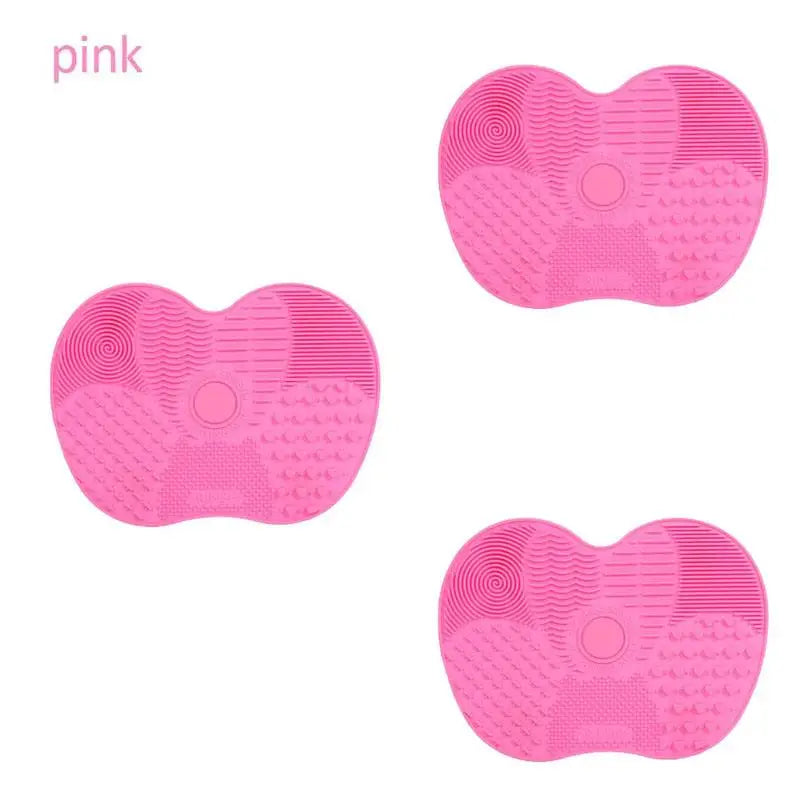 1-3pcs Silicone Brush Cleaner Cosmetic Make Up Washing Brush Gel Cleaning Mat Foundation Makeup Brush Cleaner Pad Scrubbe Board