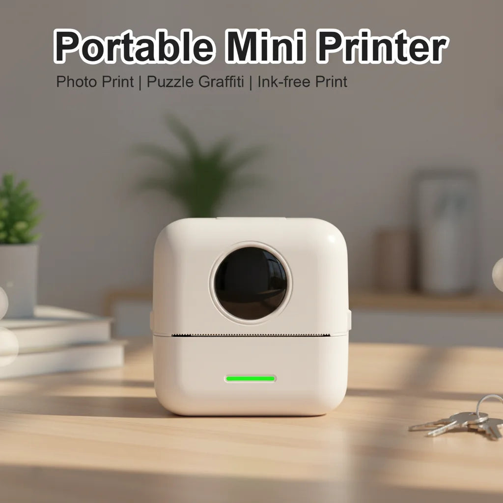 New Inkless X5 Mini Thermal Label Printer for Home Use  OEM/ODM Supported in Stock