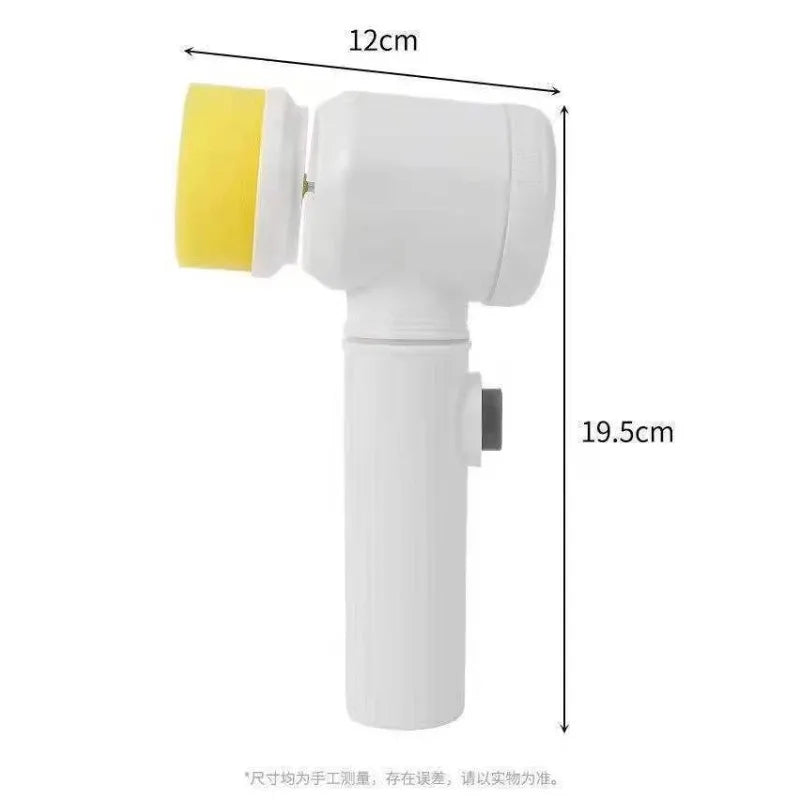 Electric Cleaning Brush Multipurpose Scrubber for Dishes Bathtub Sink Shower Kitchen Bathroom Household Deep Cleaning Tool