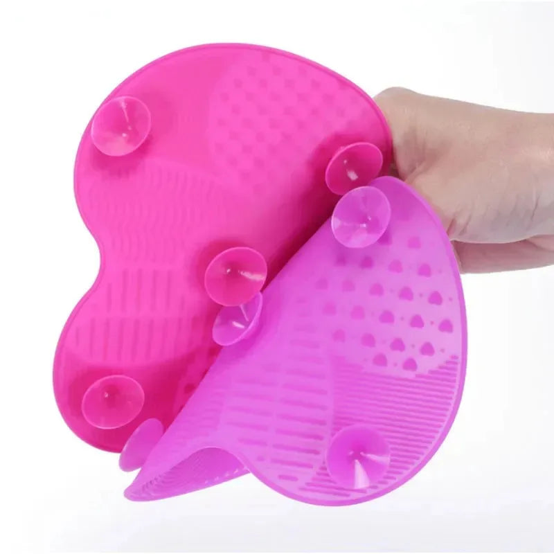 1-3pcs Silicone Brush Cleaner Cosmetic Make Up Washing Brush Gel Cleaning Mat Foundation Makeup Brush Cleaner Pad Scrubbe Board