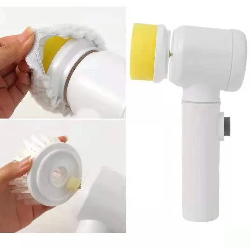 Electric Cleaning Brush Multipurpose Scrubber for Dishes Bathtub Sink Shower Kitchen Bathroom Household Deep Cleaning Tool