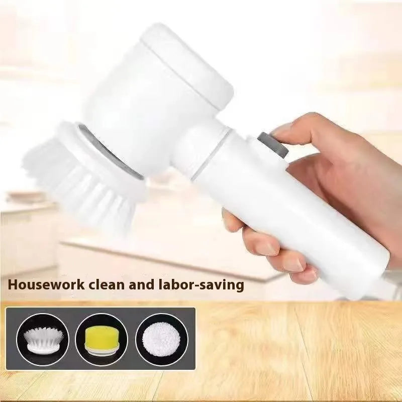 Electric Cleaning Brush Multipurpose Scrubber for Dishes Bathtub Sink Shower Kitchen Bathroom Household Deep Cleaning Tool